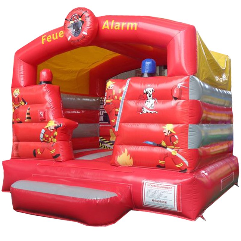 Feuerwehr Mini Hüpfburg | 3,90 m x 4,00 m x 3,40 m